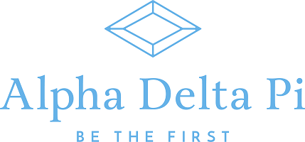 Alpha Delta Pi First. Finest. Forever Logo